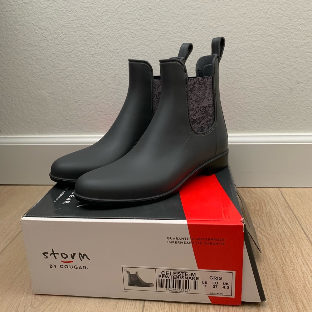 BRAND NEW Storm by Cougar Celeste Pewter/Snake Boots